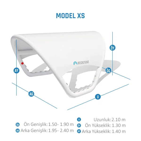 Decktent Bimini XS Black - Görsel 2